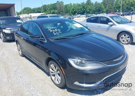 2015 Chrysler 200 Limited z USA, uszkodzony, nr VIN 1C3CCCAB1FN611418